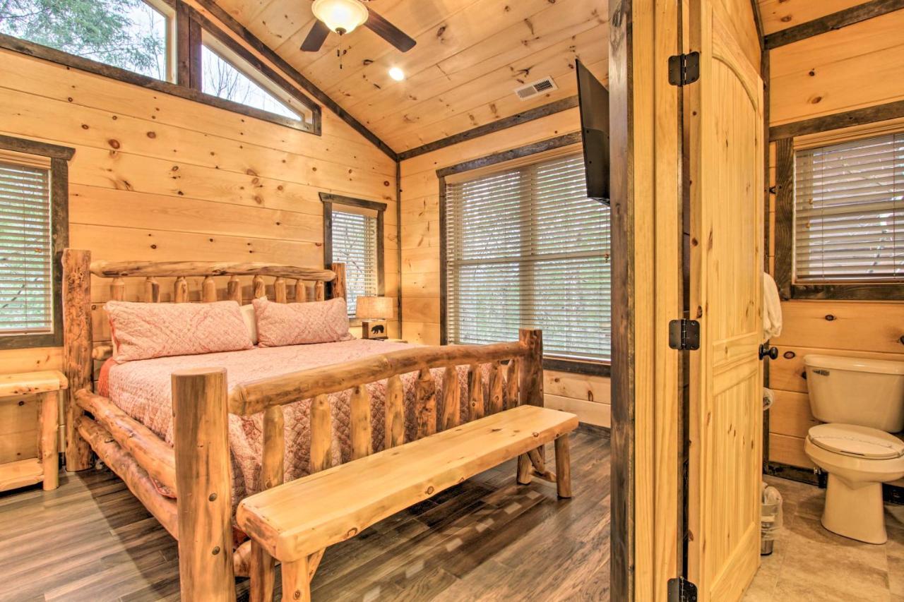 Luxe Cabin With Home Theater Less Than 2 Miles To 蓋特林堡 外观 照片