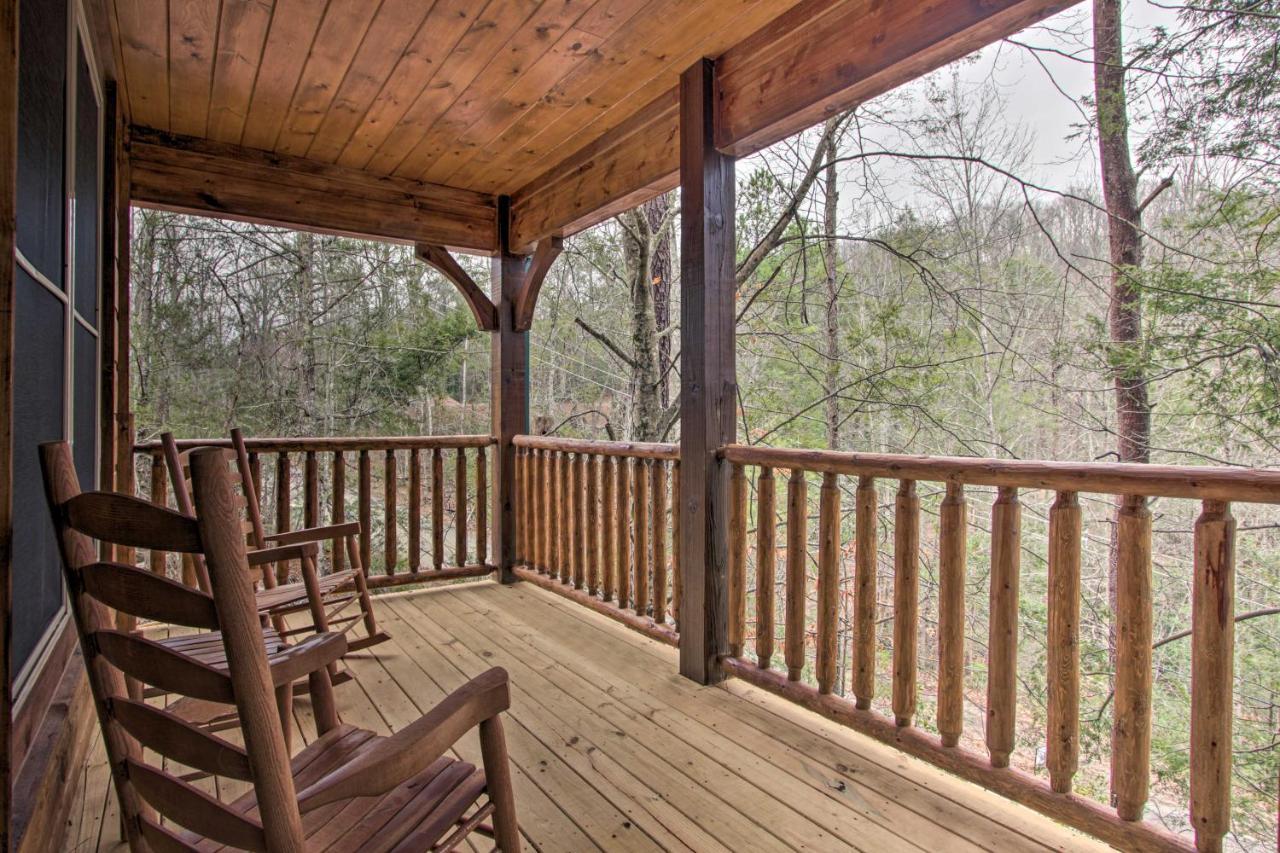 Luxe Cabin With Home Theater Less Than 2 Miles To 蓋特林堡 外观 照片
